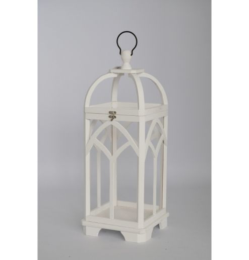 Wooden Candle Lantern Decorative Set of 2 Large Lanterns Vintage Distressed Lanterns Rustic Pillar Candle Holder Farmhouse