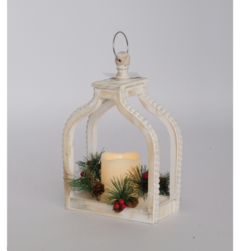 Farmhouse Home Decor Vintage Decorative Wedding White Candle Holder Decor JL060243S/L