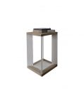 Farmhouse Vintage Decorative Wood Lantern Wash White Effect Outdoor Use for Wedding and Garden