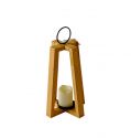 Farmhouse Vintage Decorative Wood Lantern Wash White Effect Outdoor Use for Wedding and Garden