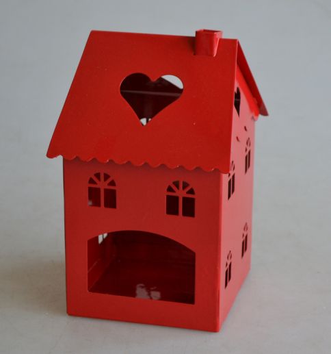 Small Metal Wind Lamp Garden Style Christmas Lantern Candle Holder for Home and House Decoration