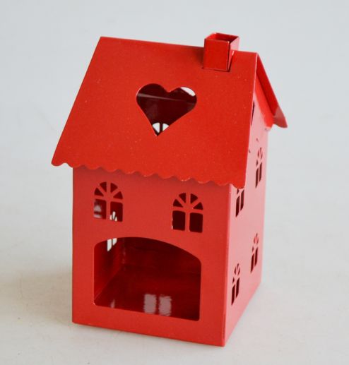 Small Metal Wind Lamp Garden Style Christmas Lantern Candle Holder for Home and House Decoration