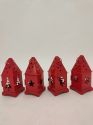 Wholesale Christmas Lantern Glass Covered Vintage Design Christmas Decorative Candle Holder