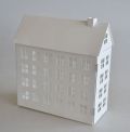 Customized Luxury Unique Home Decoration House Shape Metal Candle Holders Lanterns