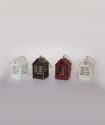 Wholesale Hut Shape Small Candle Lantern with Windows Christmas Decoration Indoor & Outdoor Decorations Multi-color Lanterns