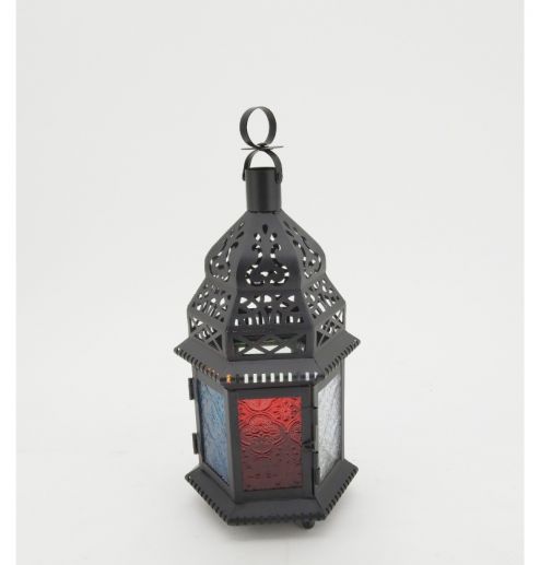 Moroccan Colorful Metal lantern Stand Candles Holder Ramadan Decoration