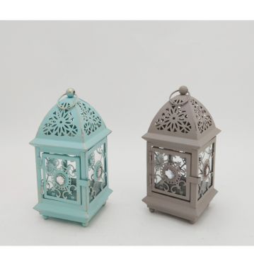 Wedding Iron Lantern Decorations Hanging Moroccan Candle Holder Stand Classical Romantic Home Decoration JL011443
