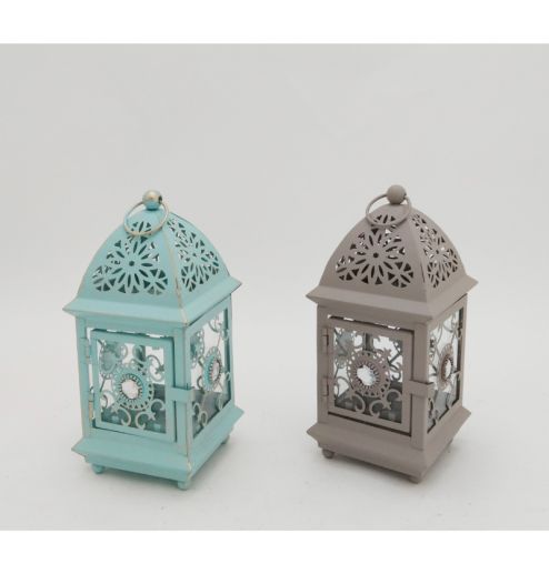 Wedding Iron Lantern Decorations Hanging Moroccan Candle Holder Stand Classical Romantic Home Decoration