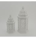 European Style Eetro Iron Windproof Lamp Candle Holder Metal Decorative Lantern