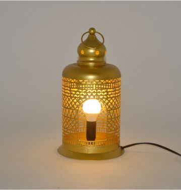 Ancient Antique Design Candle Holder Metal Handmade Morocco Lantern JL012390M-G