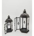 Metal Candle Holders Lanterns Vintage Black Birdcage Decorative for Wedding Home Party