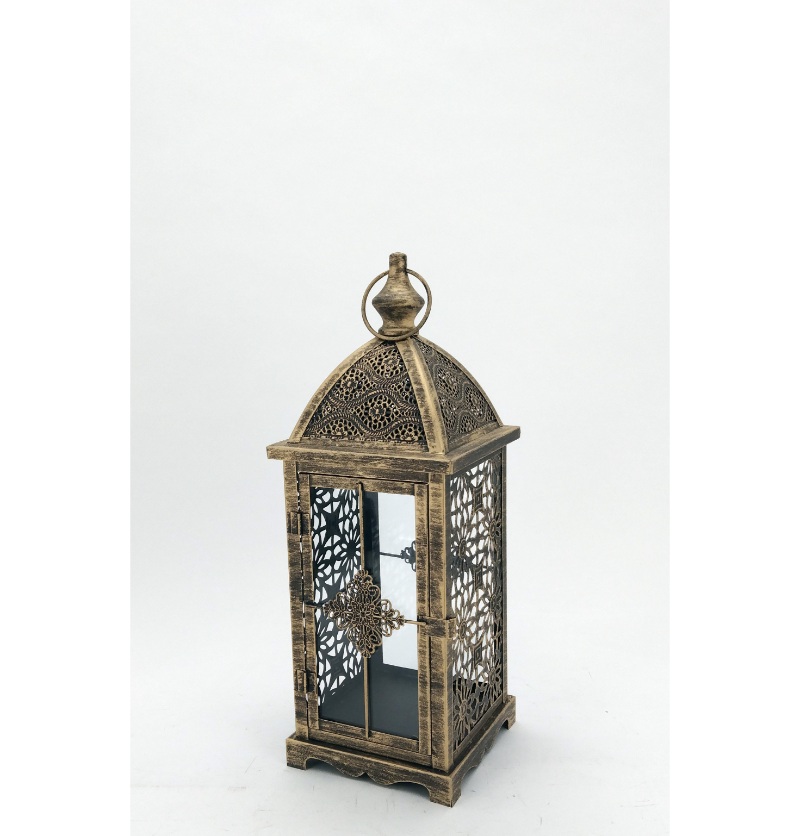 Christmas Candle Lantern for Home Decorative Candle Lantern Antique Metal Candle Holder JL012533M