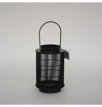 Black Lanterns Iron Wire Candle Holder for Indoor Outdoor Garden Farmhouse Christmas Halloween JL012405