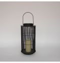 Black Lanterns Iron Wire Candle Holder for Indoor Outdoor Garden Farmhouse Christmas Halloween