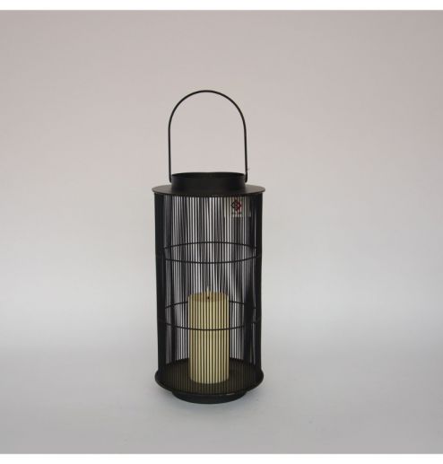 Black Lanterns Iron Wire Candle Holder for Indoor Outdoor Garden Farmhouse Christmas Halloween
