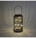 Black Lanterns Iron Wire Candle Holder for Indoor Outdoor Garden Farmhouse Christmas Halloween
