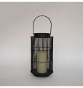 Black Lanterns Iron Wire Candle Holder for Indoor Outdoor Garden Farmhouse Christmas Halloween