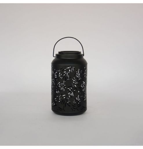 Leaf Design Iron Lantern in Customized Cutting Edge Design Table Top & Hanging Decoration Candles Holder