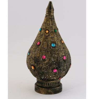 Home Decor Creative Jewelry Lamp Standing Floor Iron Wire Weave Flower Luxury Turkish Floor Lamp JL200001