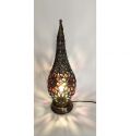 Handmade Metal Table Lighting Jewelry Colorful Retro Lantern Indian Lamp