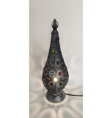 Home Decorative Creative Jewelry Lamp Flower Luxury Turkish Desk Metal Lamp JL200009