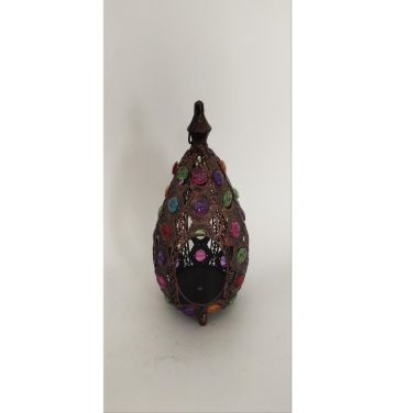 Acrylic Coloured Jewelry Candle Lantern Christmas Party Decoration Tealight Candle Holder JL200014