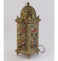 Moroccan Style Metal Electric Lantern Handmade Iron Acrylic Home Decor Modern Luxury Design Desk Lamp Light