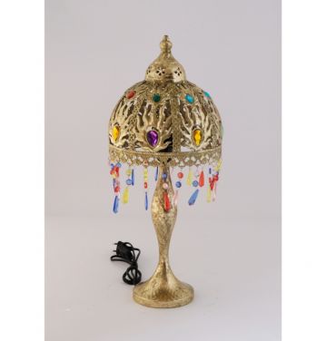 Moroccan Style Lamp Desk Lamps Base Vintage Reading Lamp Handmade Flower Light JL200045