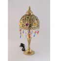 Moroccan Style Lamp Desk Lamps Base Vintage Reading Lamp Handmade Flower Light