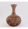 Moroccan Antique Bronze Vase Shaped Desk Lamp Metal Luxury Lantern 