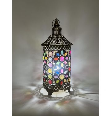 Classical Nordic Style Table Lamp Luxury Decorative Iron Moroccan with Acrylic for Living Room Home Decor JL200064