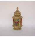 Decor Colored Handmade Antique Moroccan Lantern Iron Table Lamp Indoor Outdoor Floor Light 