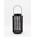 Black Lanterns Iron Wire Candle Holder for Indoor Outdoor Garden Farmhouse Christmas Halloween JL012405