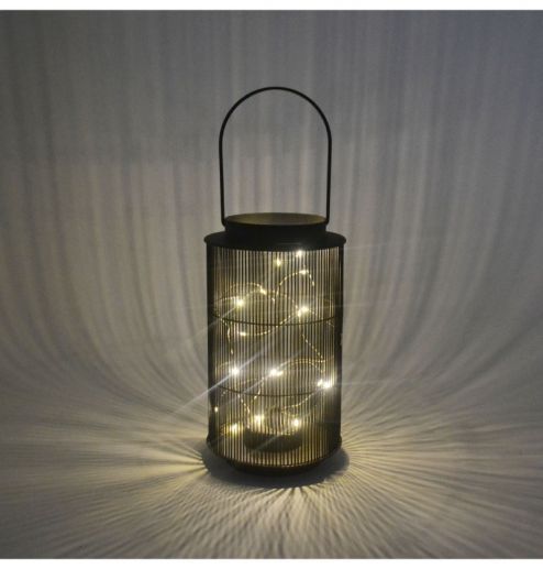 Black Lanterns Iron Wire Candle Holder for Indoor Outdoor Garden Farmhouse Christmas Halloween JL012405