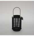 Black Lanterns Iron Wire Candle Holder for Indoor Outdoor Garden Farmhouse Christmas Halloween JL012405