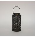 Hollow Metal Snow Pattern Cylinder Candle Holder Wedding Centerpieces Decorative Iron Candlestick Lantern Decor Crafts
