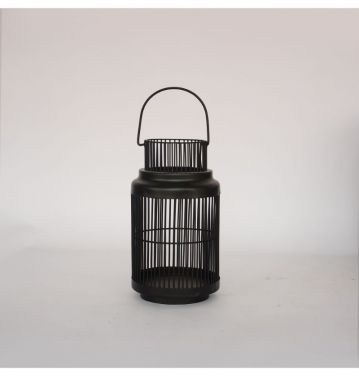Round Metal Lantern For Wedding Decoration Candle Stand With Hanging Metal Wire Lanterns For Home Decor JL012834M