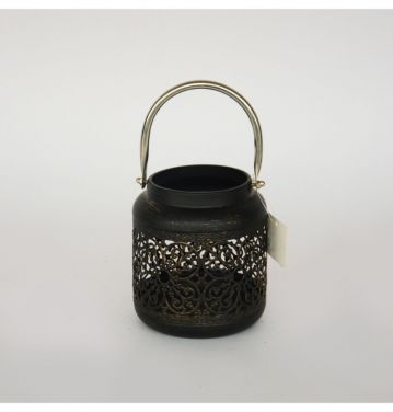 Metal Candle Holder Votive Holder for Table Centerpiece Round Outdoor Hanging Lantern JL160004S