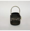 Metal Candle Holder Votive Holder for Table Centerpiece Round Outdoor Hanging Lantern