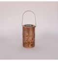 Metal Ornaments Creative Hollowed out Wind Lamp Home Decoration Small Solar LED Light
