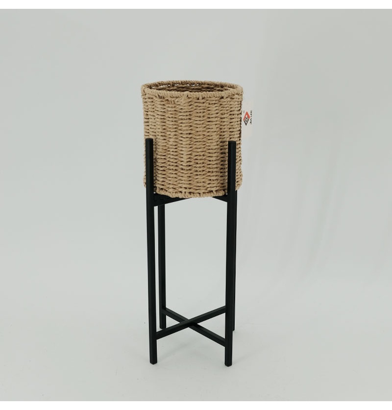 Woven Cube Basket Organizer with Handles - Storage for Bedroom, Office, Living Room, Bathroom, Perfect for Cubby Storage Units - Hold Blankets, Magazines, Books - 6 Pack - Natural/Tan JL090027S/M