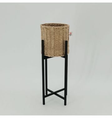 Woven Cube Basket Organizer with Handles - Storage for Bedroom, Office, Living Room, Bathroom, Perfect for Cubby Storage Units - Hold Blankets, Magazines, Books - 6 Pack - Natural/Tan JL090027S/M