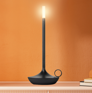 Candlelight Dinner LED Table Lamp Fashion Classic Charging Outdoor Camping Atmosphere Bar Decoration JL250002