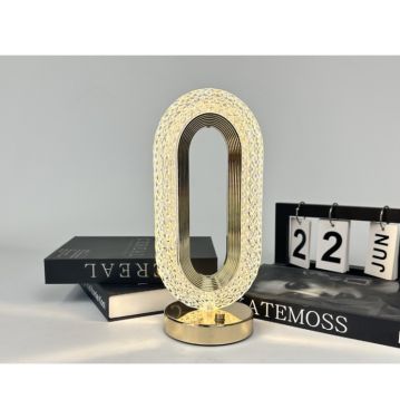Fashion Light Luxury Table Lamp Home Office Bedroom Sleeping Nightlight Cordless Led Rechargeable Desk Lamp JL250014