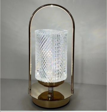 Portable Hanging Metal Table Lamp Desk Reading Lamp Creative Transparent Crystal Led Table Lamp  jl250026﻿