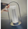 Acrylic Portable Metal Cylindrical Table Lamp Desk Light for Room Restaurant Decoration 3 Colors Stepless Dimmable Popular Cordless Table Lamp  ﻿ 