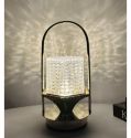 Portable Hanging Metal Table Lamp Rechargeable Bedroom Bedside Night Light Acrylic Desk Lamp  ﻿ 