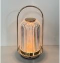 Modern Rechargeable LED Cordless Metal Table Lamp Crystal Atmosphere Night Light For Room Bar Restaurant Home Decor ﻿ 