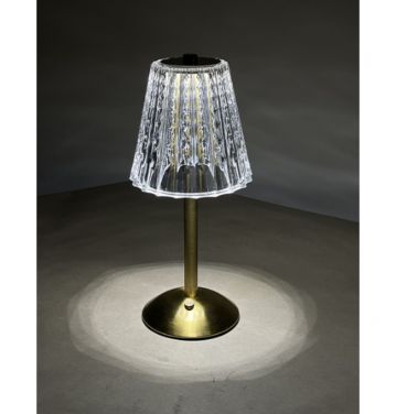 Acrylic Table Lamp USB Nordic Design Lamp Rechargeable Touch Read Crystal Small Iron Modern LED Cordless Restaurant Light jl250034﻿