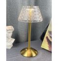 Rechargeable Led Table Lamp Battery Powered Restaurant Hotel Indoor Touch Cordless Desk Light ﻿ 